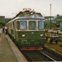 Stuttgart BDe 4/4 der SOB (Südostbahn/Schweiz) auf Sonderfahrt zurück in die Schweiz,am Haken alle 5 gebauten TEE-Aussichtswagen (1982), Штутгарт