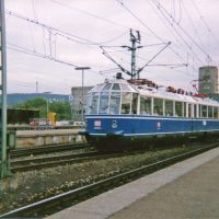 ET 491 Gläserner Zug zu Gast in Stuttgart Hauptbahnhof(1992), Штутгарт