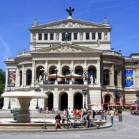 Frankfurt, Alte Oper und Lucae-Brunnen, Франкфурт-на-Майне