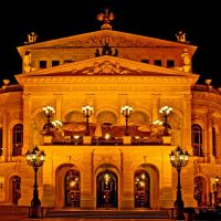 Die Alte Oper bei Nacht., Франкфурт-на-Майне
