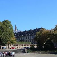 Blick vom Domplatz zum Stadtschloss Fulda - KE, Фульда