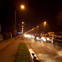 Adersheimer Strasse bei Nacht, Волфенбуттель