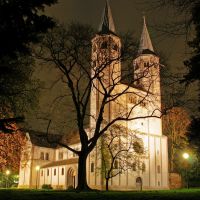 Neuwerkkirche at night, Гослар