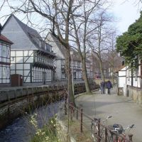 The idyllic canal in Goslar, Гослар