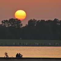 Sonnenuntergang in Cuxhaven, Куксхавен