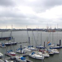 Cuxhaven - Blick in den Freihafen/Amerikahafen, Куксхавен