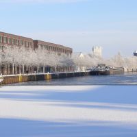 Harbour/employment agency in Winter, Олденбург