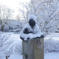 Karl Jaspers in the snow, Олденбург