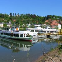Boats Moored on Mosel, Trier, Трир