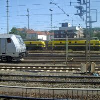 Aachen West mit Diesellokomotiven in Doppeltraktion der SNCB/NMBS, Аахен