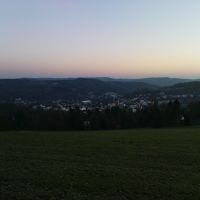 Winterliche Abendsonne über Gummersbach, Гуммерсбах