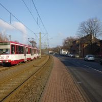 An der Straßenbahntrasse neben der Ehinger Str. (Duisburg-Hüttenheim) / 28.01.2012, Дойсбург