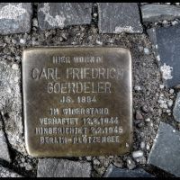 Carl Friedrich Goerdeler, JG. 1884, im Widerstand verhaftet 12.08.1944, Hingerichtet 2.2.1945 Berlin - Plötzensee, Золинген