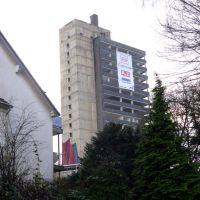 Das ehemalige Turmhotel kurz vor der Sprengung (Solingen) / 18.12.2011, Золинген