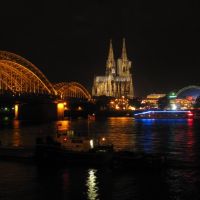 The Lights of Cologne (please enlarge for sharpness), Кёльн