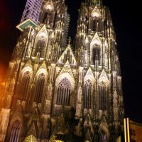 Catedral de Colonia de noche - Köln Cathedral at night (dedicada a Esther_mallorca), Кёльн
