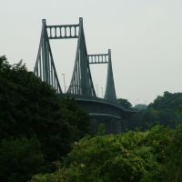 Rheinbrücke bei Krefeld, Крефельд