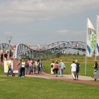 Die L A G A - Brücke, Леверкузен