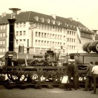 Ausstellung der ersten Dampflokomotive am Hauptbahnhof 1964, Монхенгладбах