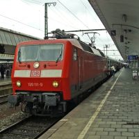 Münster HBF: BR 120 mit InterCity nach Hamburg, Мюнстер