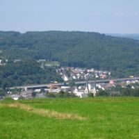Siegen - Weidenau taken from Lindenberg, Зиген