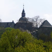 Blick zum Oberen Schloss in Siegen, Зиген