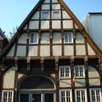 Herford ( Fachwerkhaus,erbaut: 1532 ) Brüderstraße. April 2011, Херфорд