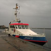Polizeiboot "Granitz" im Sassnitzer Hafen, Засниц