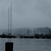 Sassnitz Harbor in the rain, Засниц