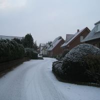 Snow falling in Lingen, Линген