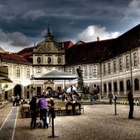 Münchner Residenz  - Courtyard pharmacists - Tonight Carmina Burana by Carl Orff, Мюнхен