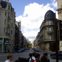 Reims - Vue vers la rue Thiers, Реймс