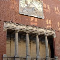 France, Lille la  loge maçonnique de la rue Thiers avec facade de légypte, Лилль