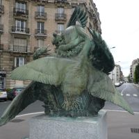 Boulogne-Billancourt - La fontaine des Cygnes, Булонь-Билланкур