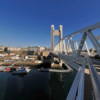 La Recouvrance bridge - The new lift span, Брест