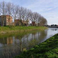 Coudekerque-branche - Le canal des Moères frontière avec Dunkerque, Дюнкерк