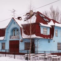 modrý dům z kolonie Vagónka v únoru 2005 I, Карвина