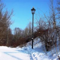 Lamp in winter, Острава