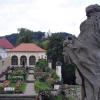 Děčín Castle - Rose Garden with its Sala Terrena and Gloriet..., Дечин