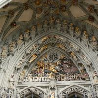Berno -  portal of Cathedral - The Last Judgement (Sąd Ostateczny)., Берн