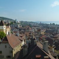 Vue de Neuchâtel depuis la Tour des Prisons   ►Look Around, Ла-Шо-Де-Фонд