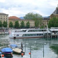 Recreation Time in Neuchatel {Harbor with Boat LNM}, Ла-Шо-Де-Фонд