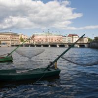 Stockholm, fishing nets, Содерталье