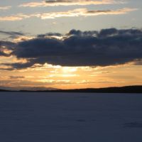 Evening sun at Luossajärvi, Кируна