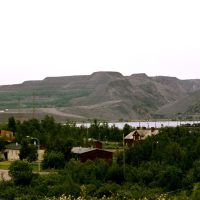Abraumhalden in Kiruna, Кируна