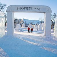 Snow festival in, Кируна