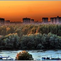 MNOGO JAK ZALAZAK   -   LOTS OF STRONG SUNSET -  IN BELGRADE, Белград