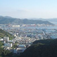 view from Palyong mountain  (Chang-Shin college in front), Масан