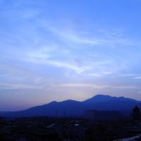 Mt.Ibuki  夕空の伊吹山, Огаки