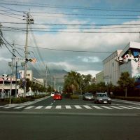 Vieu of Sakura Jima from Kagoshima City Taiyoubashi, Каноя